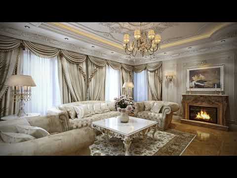 Vidéo: 15 chambres luxueuses en noir et or