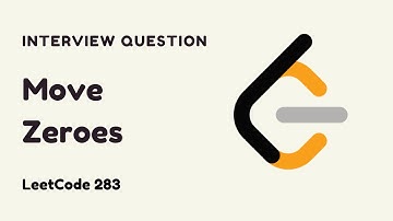Move Zeroes - Google Interview Questions - LeetCode 283 Solution - C++