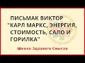 Карл Маркс, энергия, сало и горилка. Письмак Виктор