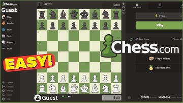 How to PLAY AS GUEST On Chess.com