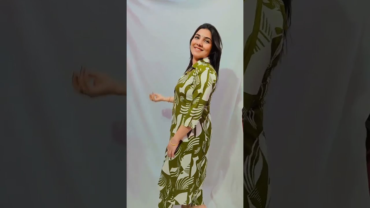 Workwear to Weekend! 💚 Olive Green Printed Co-ord Set Review & Styling | Trendy Casual Outfits