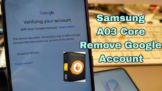 One Click!!! Samsung A03 Core (SM-A032F), Remove Google Account, Bypass FRP.