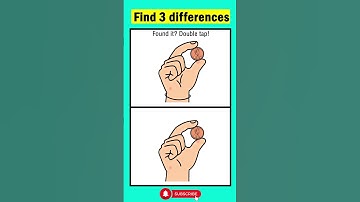 Find 3 Differences! Can You Beat This? #puzzle #challenge #spotdifference