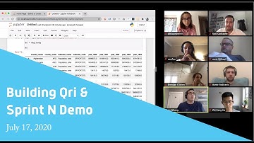 Building Qri & Sprint N Demo – 7/17/20: Demo of WIP Qri Python Client & Discussion of Qri APIs