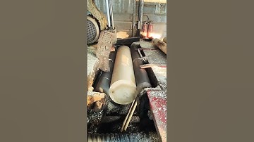 Woodcutting Machine in Action #shortsfeed Machinery make work easy #shorts