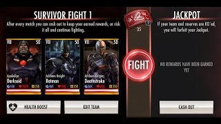 Injustice Android Survivor Mode / Modo Sobreviviente 3 Trick / Bug