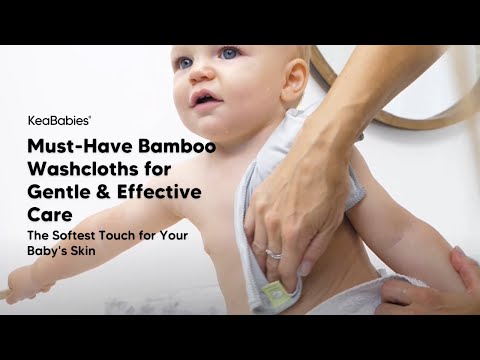 Video: Soft, Natural & Organic ACTIVE+ Bamboo Baby Washcloths