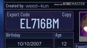 my gacha club export code (read description)