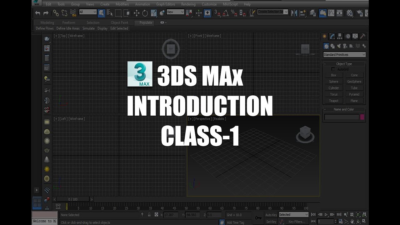 3DS MAX INTRODUCTION CLASS-1|#3dsmax|#3dmodelling|#learn3dbasics ...