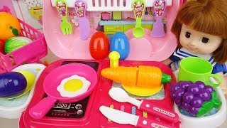 Baby doll kitchen car food cooking play baby Doli story