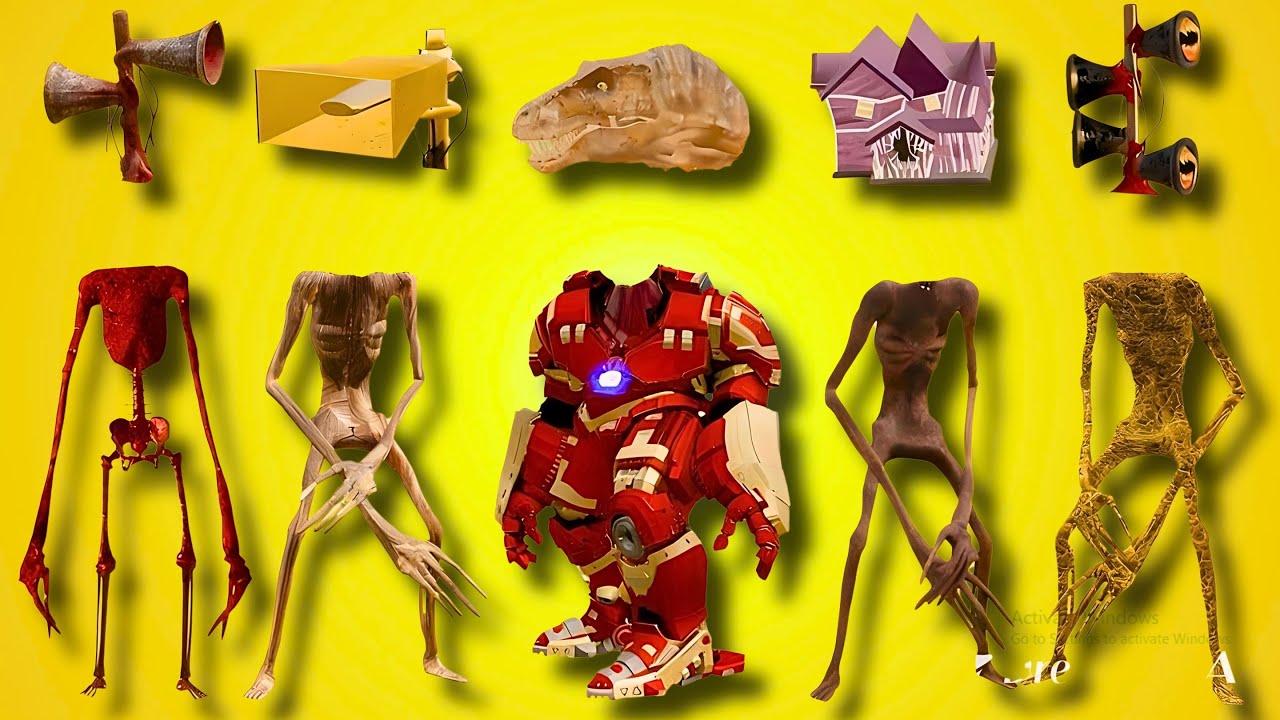 WRONG HEADS SIREN HEAD FLAME TOWER, SIREN HEAD POP IT, SIREN DARK, #sirenhead #dipantv #hulkbuster