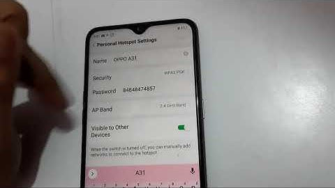 How to change hotspot password in Oppo A11k, Wi Fi hotspot password Kaise change Karen
