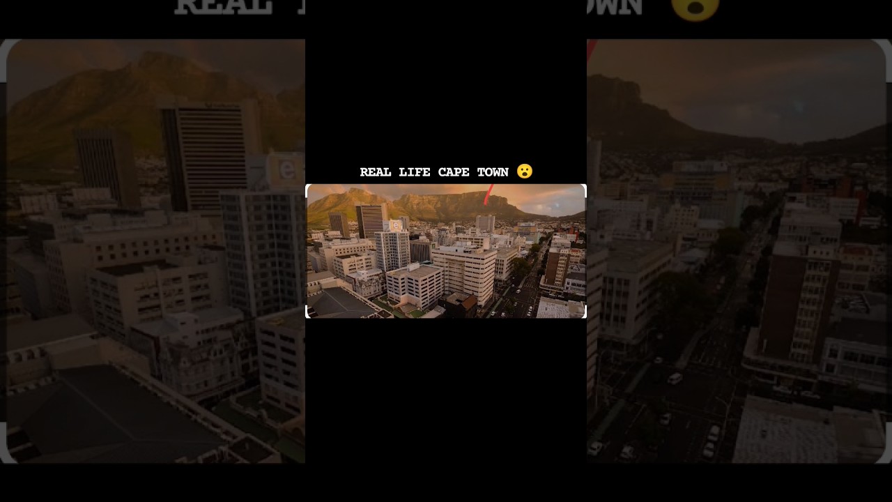 FREE FIRE 🔥 REAL LIFE CAPE TOWN VS GAME CAPE TOWN 😮 DEFERENCE 🔥
