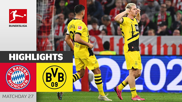 Dortmund's First Win In Munich For 10 Years | FC Bayern - Borussia Dortmund 0-2 | Highlights | MD 27