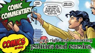 Handling politics in mainstream comics