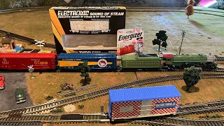 TYCO 1982 Electronic Sound Of Steam 50ft B&amp;O Boxcar Running Video PART 2.  AWESOME CAR!!!