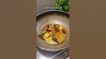 just 5 minter🍋 லெமன் சாதம்/lemon rice recipe #shorts #youtubeshorts #lemonrice #trendingshorts
