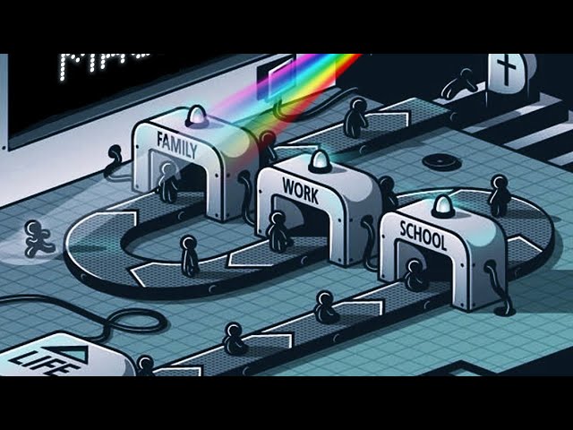 Pink Floyd - Welcome to the Machine (LYRICS ON SCREEN) 📺 class=