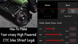 How to Make Your High-Powered CYC Mid Drive STREET LEGAL ANYWHERE
