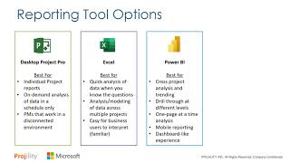 Reporting from your Microsoft PPM system
