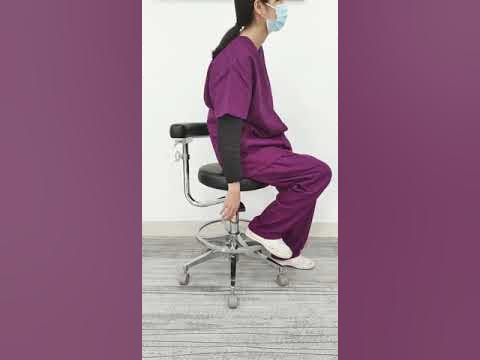 Sit Healthier Ergonomic Surgeon Chair with Footrest for Precision Surgical and Dental Work