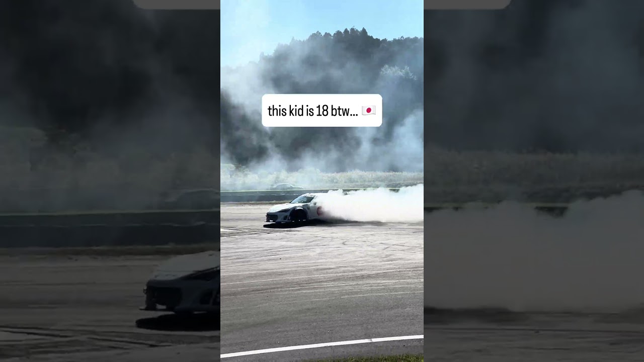 This is an 18 year old Japanese driver who is crushing it! 🇯🇵