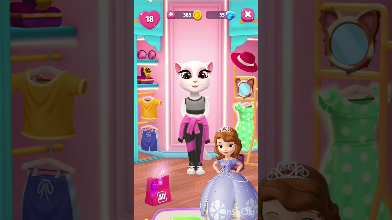 Angela VS Sofia. My Talking Angela 2. 