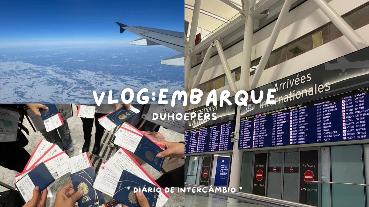 Meu embarque para o Canadá!!! DIÁRIO DE INTERCÂMBIO #2