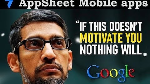 AppSheet | AppSheet Tutorial | What is AppSheet | No code apps #appsheet #mobileapp #googlesheets