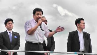2016/06/11 民進党街宣@JR宇治駅