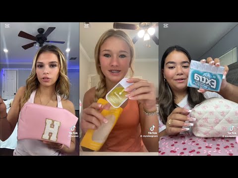 "What’s in My Emergency Kit for School 🎒✨ TikTok Viral Compilation"