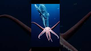 🐋🦑 Deep Sea Battle: Giant Sperm Whale vs 13-Meter Squid | Epic Underwater Clash!🌊🔥
