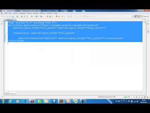 第22集：ScrollView垂直滚动控件的使用 [老罗Android开发视频教程]