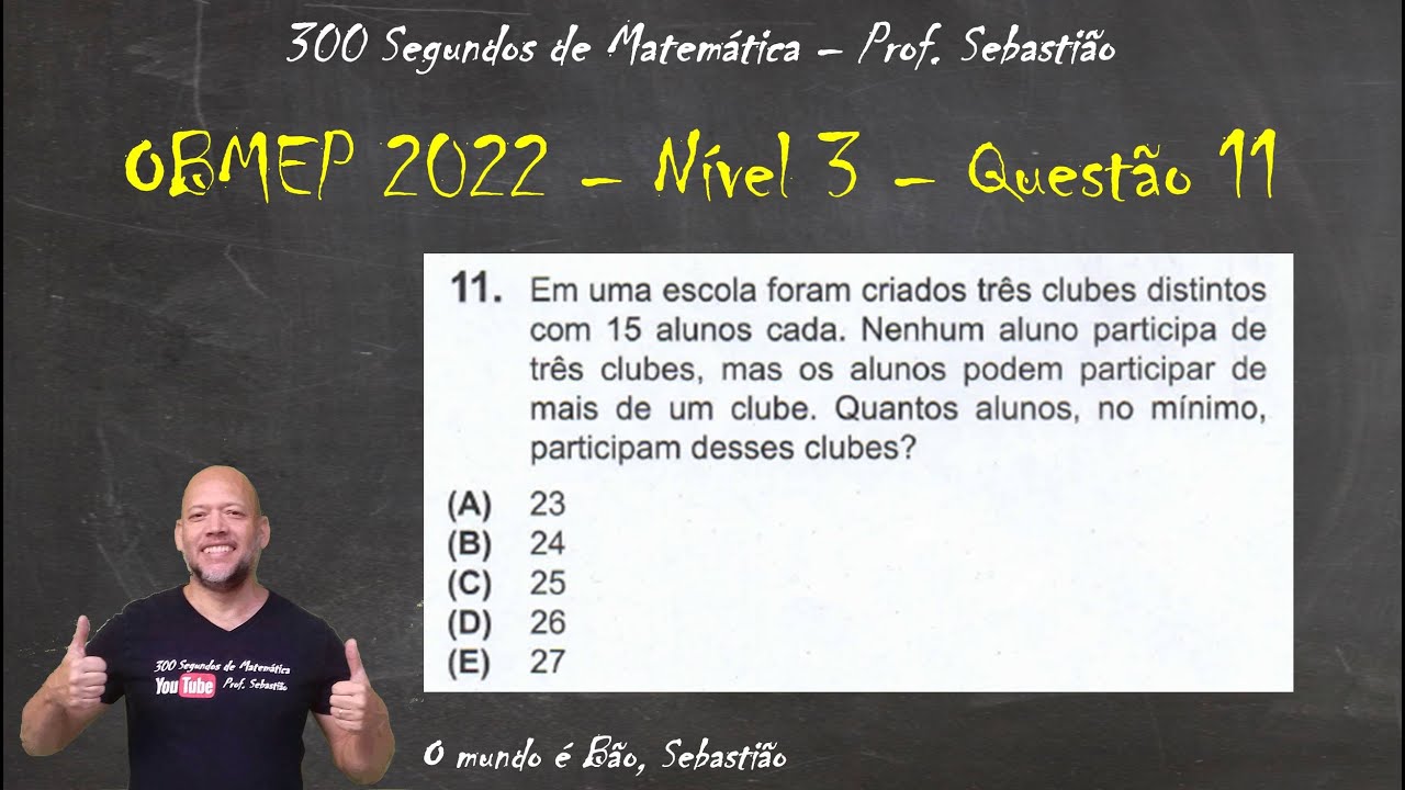 Problema: Um terno elegante – Clubes de Matemática da OBMEP