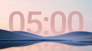 5 Minute Minimal Countdown | 300 Seconds Timer #timer #countdown #5minutes
