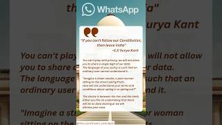 #SupremeCourt #WhatsApp #Meta#PrivacyLaw#Competition Law #Data Protection #CCI