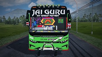 JAIGURU JINN Kerala Bus Mod In Bus Simulator Indonesia - Bussid Bus Mod - Bussid Car Mod - Bussid