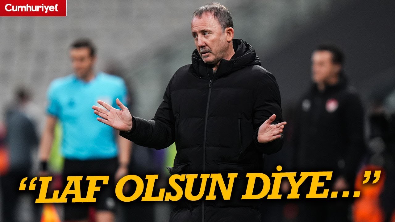 Sergen Yalçın'dan 'transfer' çıkışı: Laf olsun diye...