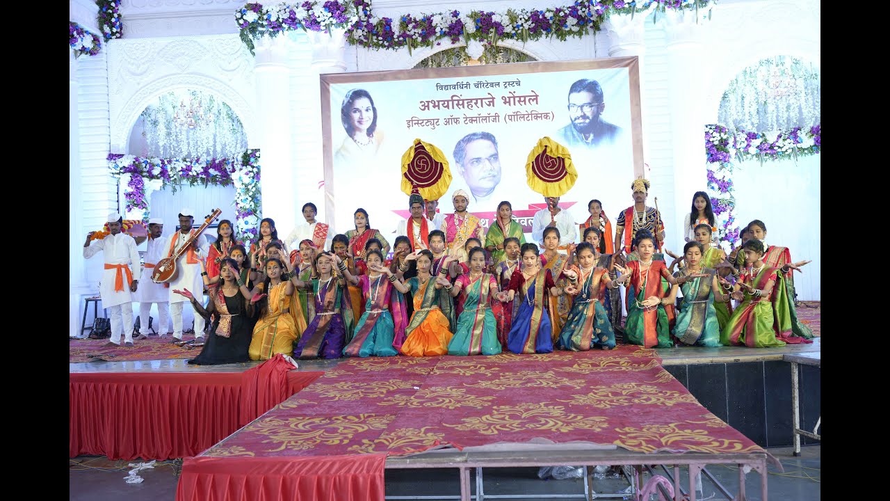 TRADITIONAL DAY THEME MAHARASHTRACHI SANSKRUTI ANI PARAMPARA IN ABIT COLLEGE
