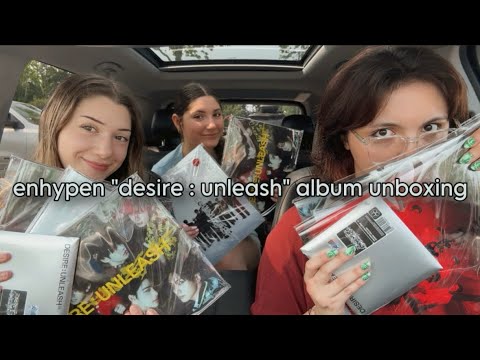 Unboxing Enhypen S Desire Unleash Albums 