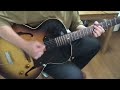 Gibson ES-125のハイポジションチャレンジ(ノンカッタウェイでハイポジション演奏)