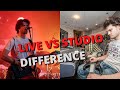 Playing metal live vs recording in the studio the difference