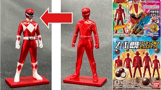 【スーパー戦隊フィギュア付きチョコスナック】ティラノレンジャー塗る‼︎ヤバイ位にカッコイイ‼︎