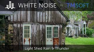 Light Shed Rain Thunder 10 Hour Sleep Sound - Black Screen