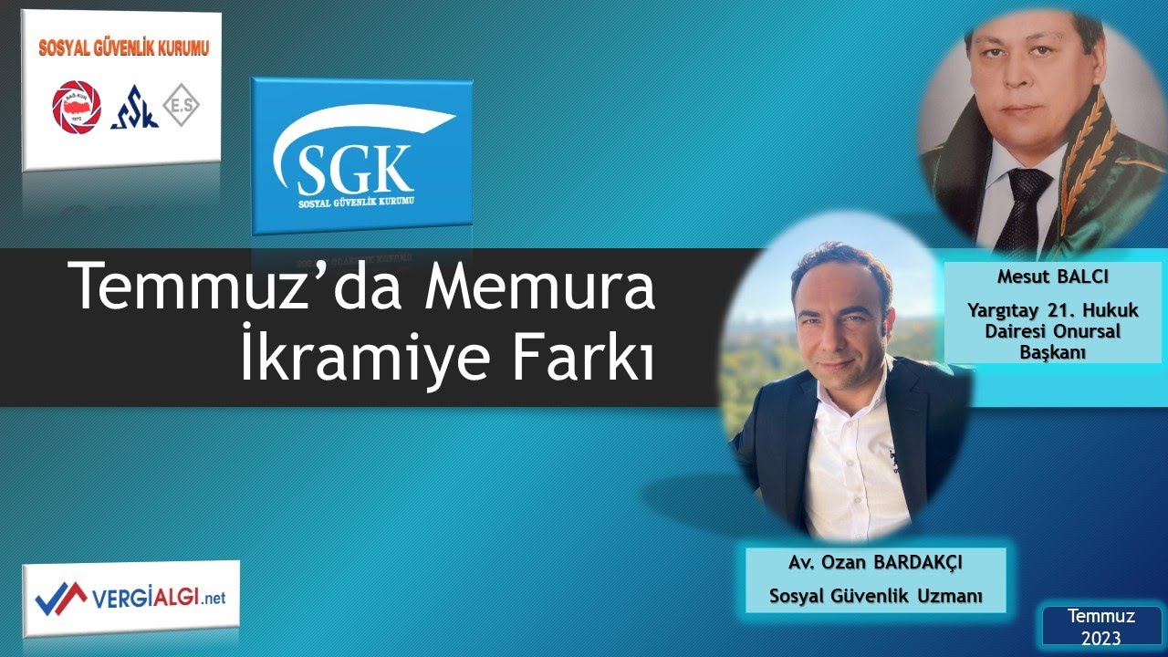 Temmuz'da Memura İkramiye Farkı