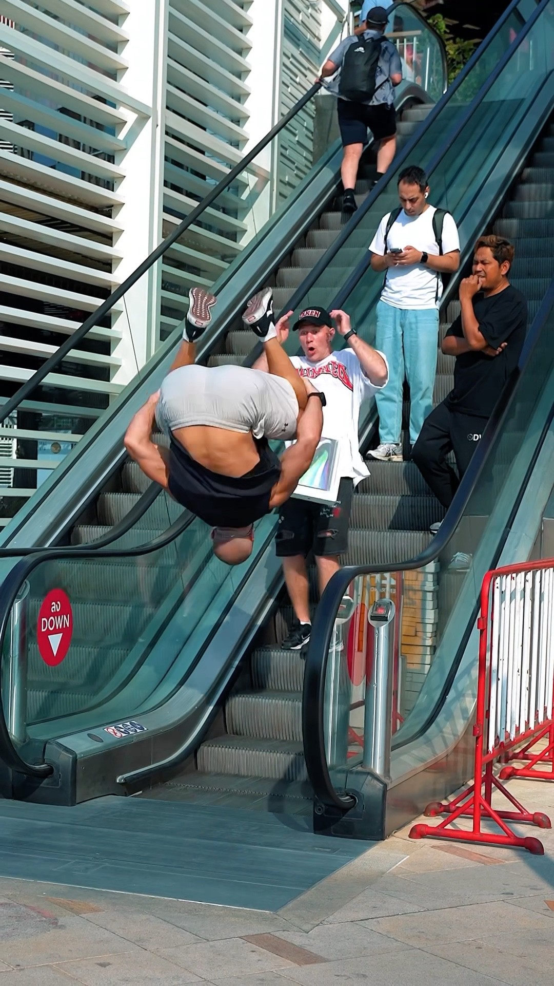 Taught a Man How to Do a Backflip?? #kiryakolesnikov #prank #tutorial #stunt #parkour #funny