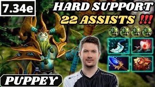 7.34e - Puppey Nature Prophet Hard Support Gameplay 22 ASSISTS - Dota 2 Full Match Gameplay