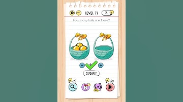 Brain Test Level 77 -How many balls are there? #brainstorm #brain #game