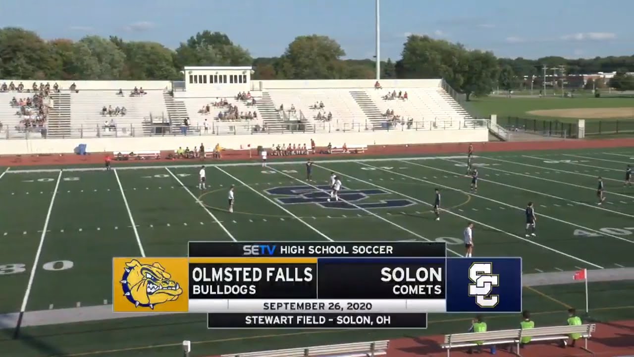 Solon Boys Soccer vs Olmsted Falls 9/26/2020 JV & Varsity YouTube
