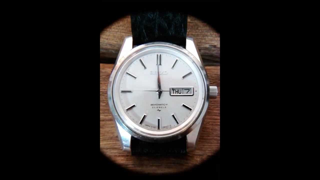 SEIKO 5106-8010 SEIKOMATIC-P Instantaneous Day-date Change - YouTube